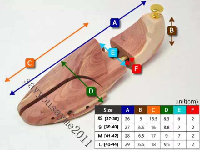 Unisexe Paire Embauchoir Bois Réglable Stretcher Brancard Arbre Chaussures 35-46 3