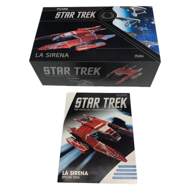 La Sirena XL modello da collezione Star Trek Picard astronave metallo Eaglemoss