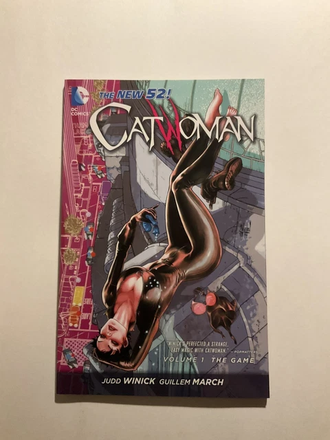 Catwoman New 52 Volume 1 The Game Tpb Softcover Sc Near Mint Nm Dc Comics