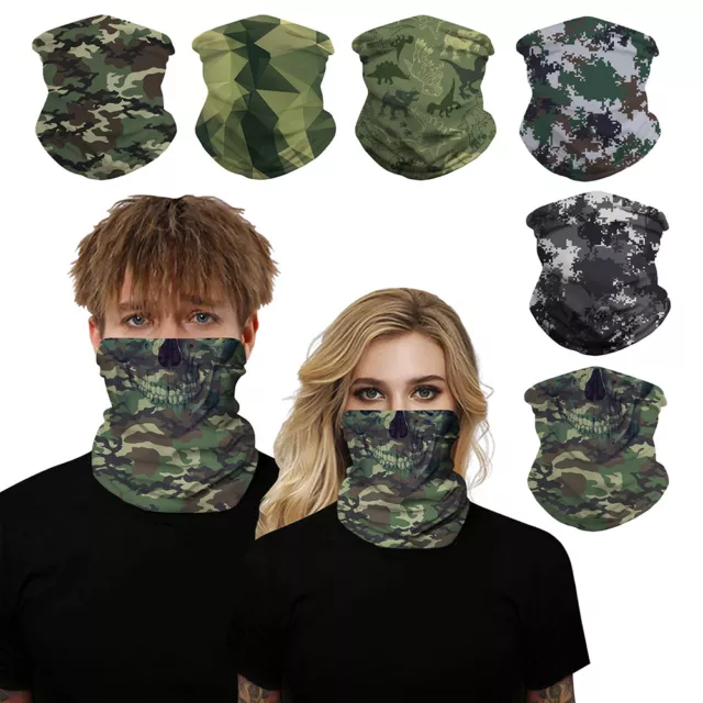 Sport Camouflage FACE MASK Cycling Motorcycle Balaclava Hood CS Helmet Bandana