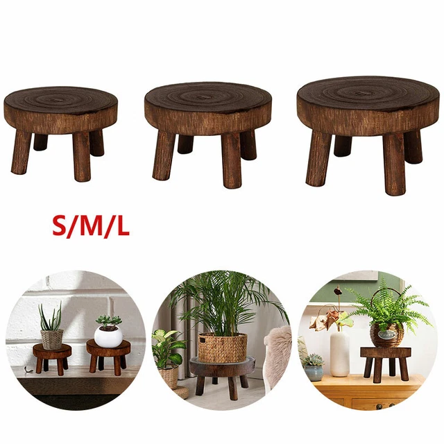 Holz Pflanzenständer Blume Pflanzer Display Halter Stand Indoor Outdoor Garten