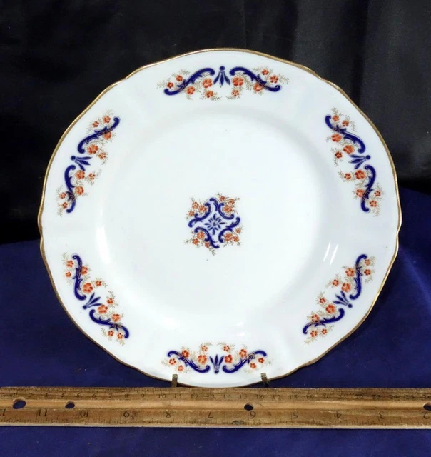 RARE Syracuse China Plate Sweetbrier Pattern BALTIMORE & OHIO RAILROAD DINING !