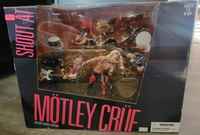 Motley Crue “Shout At The Devil” Deluxe Edition Boxed Set By Mcfarlane Toys