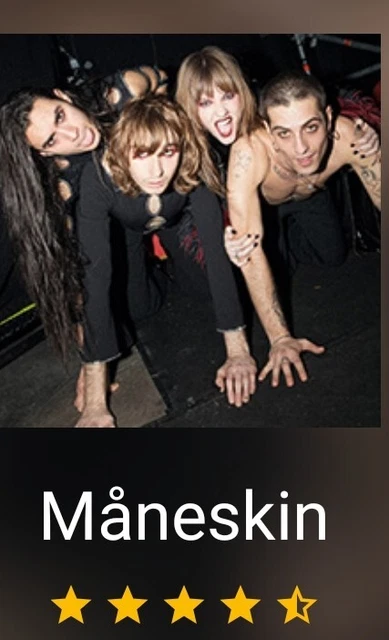 Maneskin biglietti stadio Olimpico ROMA 20/07/2023 zona PRATO - SOLD OUT