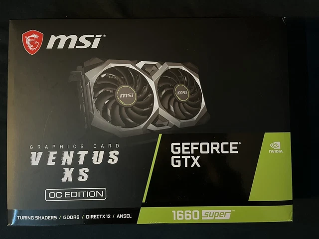 MSI GEFORCE GTX 1660 SUPER VENTUS XS OC 6GB GDDR6 Graphics Card 50 00 msi-geforce-gtx-1660-super-ventus-xs-oc-6gb-gddr6-graphics-card-50-00