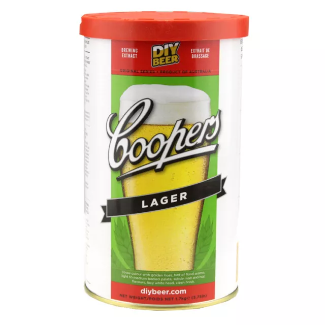 Coopers - CHOOSE STYLE Beer Making Home Brew Kit - 40 pints - 25L