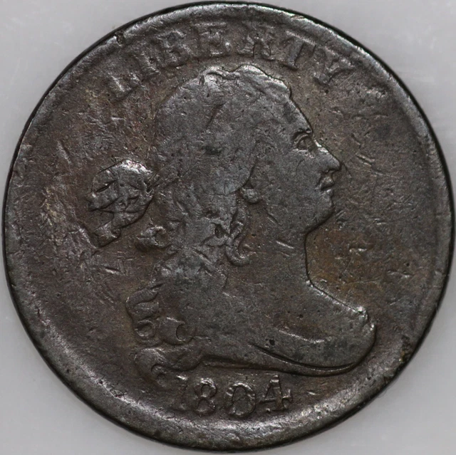 1804-P Half Cent Crosslet w/ Stems, Over 200 Years Old As Shown [SN01]