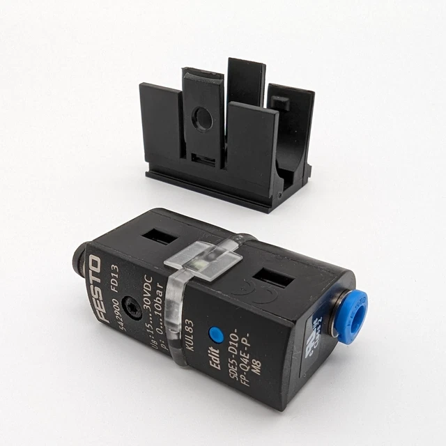 Festo SDE5-D10-FP-Q4E-P-M8 542900 sensore di pressione incl. supporto Festo 653056