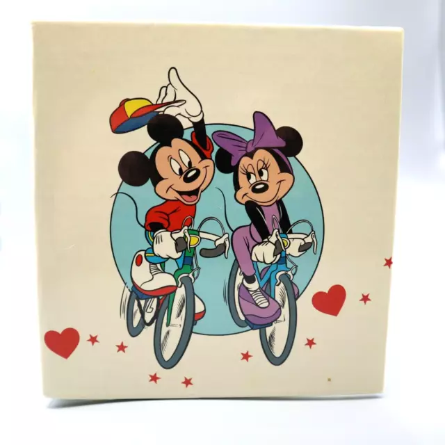 Álbum de fotos vintage de Mickey y Minnie de Disney de 6"" x 4"" aniversario de amor