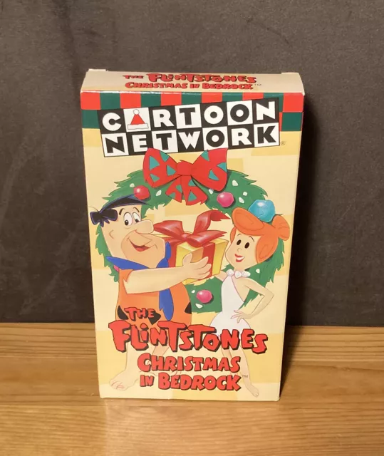 VTG 1996 THE FLINTSTONES Christmas in Bedrock VHS Video Cassette Tape