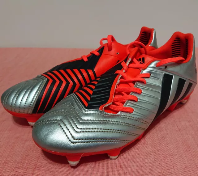 ADIDAS Incurza Elite SG Soft Ground M29398 Silver Mens Rugby Boots Size UK 7