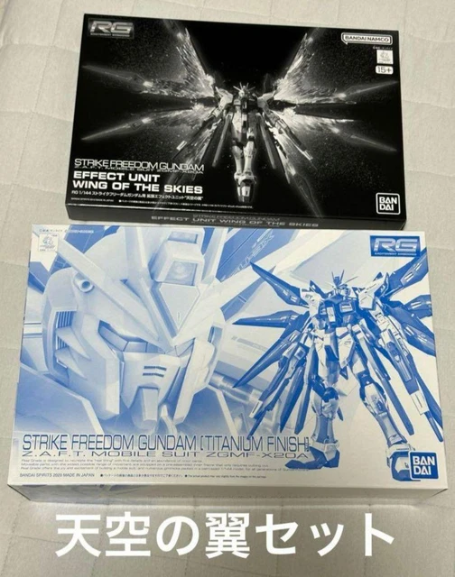 Rg Strike Box RG STRIKE FREEDOM Gundam Titanium Wings Of The Sky Gunpla EUR 193,20 ...
