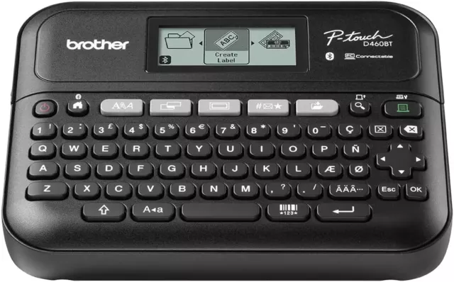 Brother PT-D460BT Versatile Desktop Label Printer | P-Touch Desktop Labeller | Q