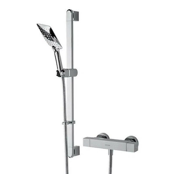 Bristan Esposto Termostatico Asta Doccia Con Alzata Kit QD SHXSMFF C Quadrato