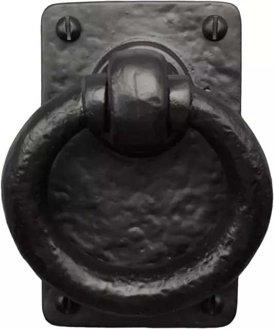 Iron Valley - 4.5'' Ring Pull - Door & Gate Handle - Solid Cast Iron