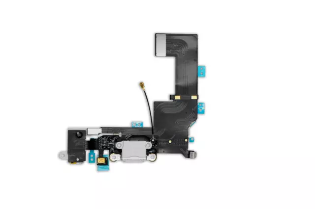 iPhone SE Ladebuchse Dock Connector Charging Port Audio Jack Flex Kabel weiss