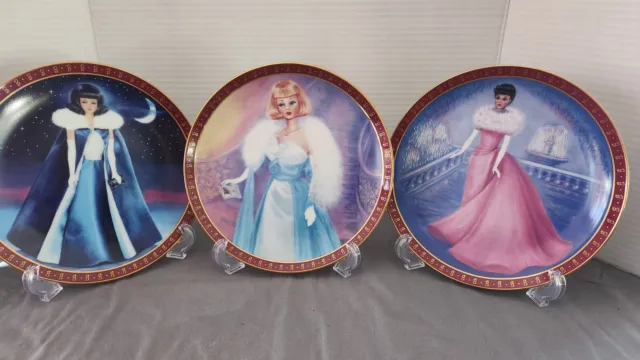 barbie collector plates*Danbury Mint 1990* BEAUTIFUL!💓💓💓