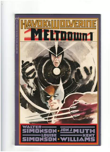 Havok & Wolverine: Meltdown #1 VF/NM 9.0 Marvel Comics 1988