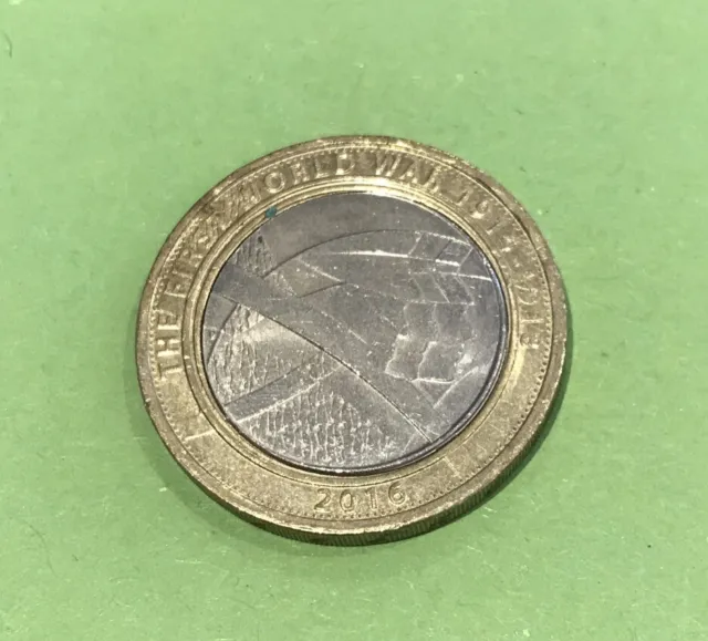 £2 Two pound coin - First World War 1914-1918 - Army - 2016 Circulated