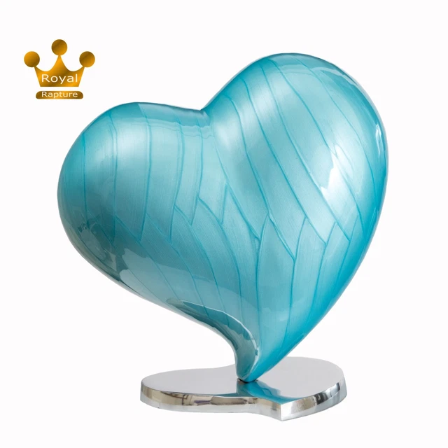 Urne Royal Rapture fatte a mano funerale Watford cenere cremazione adulto verde