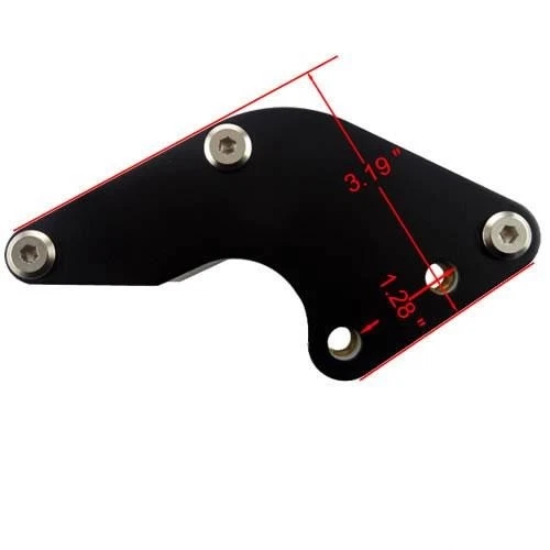 Couvercle Protection Chaîne Moto Pour Honda Hornet 250/600 - ABS Noir