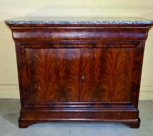 antica credenza  Luigi Filippo " cappuccina " 1850 in mogano francese