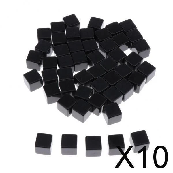 30 Dés Blancs Vierges 8 Faces 16 Mm – Dés Personnalisables Pour Jeux De Société, Enseignement & Bricolage Créatif