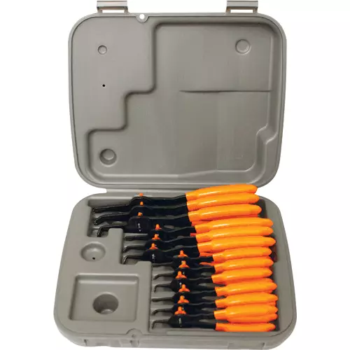 Lang Kastar 3595 12 Pc Quick Switch Convertible Snap Ring Pliers Set