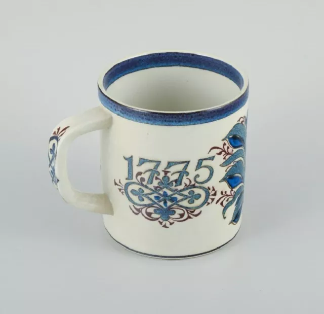 Nils Thorsson for Royal Copenhagen. Large anniversary mug. 1775-1975 3