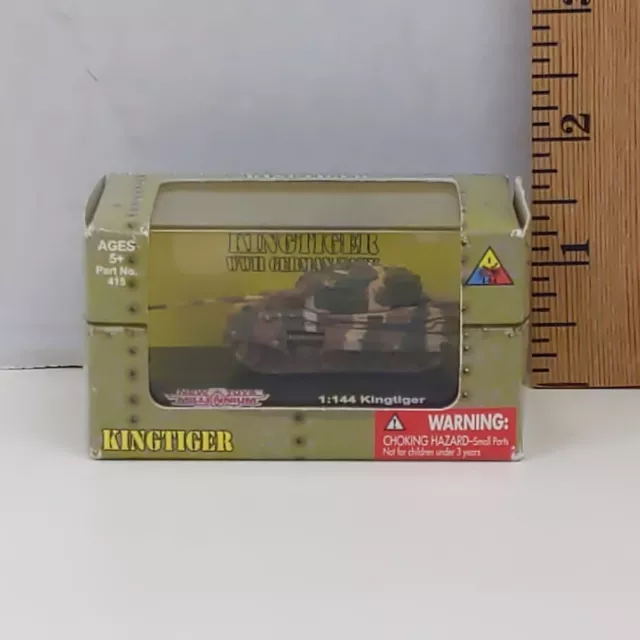 Classic Armor Kingtiger Tank Toy World War II German Military Camouflage