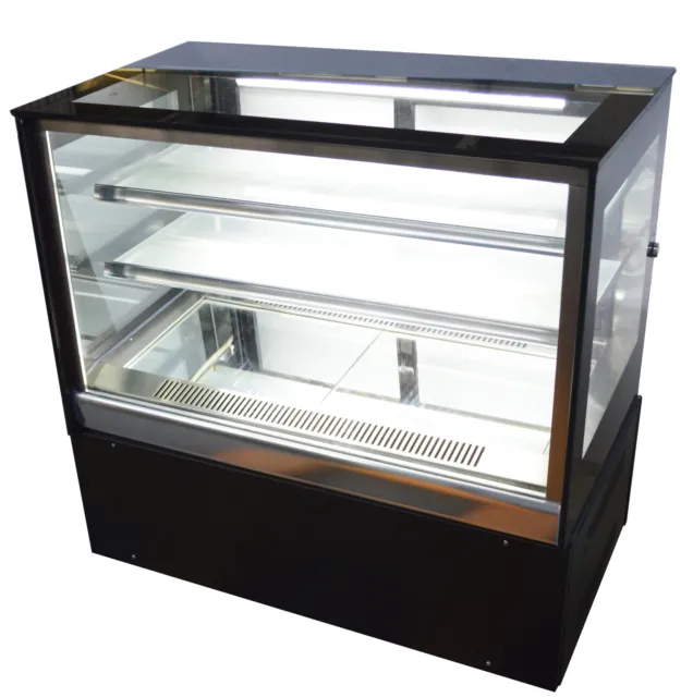 Cake Table Tops Refrigerated Commercial Showcase 220V Rear Sliding Doors Display