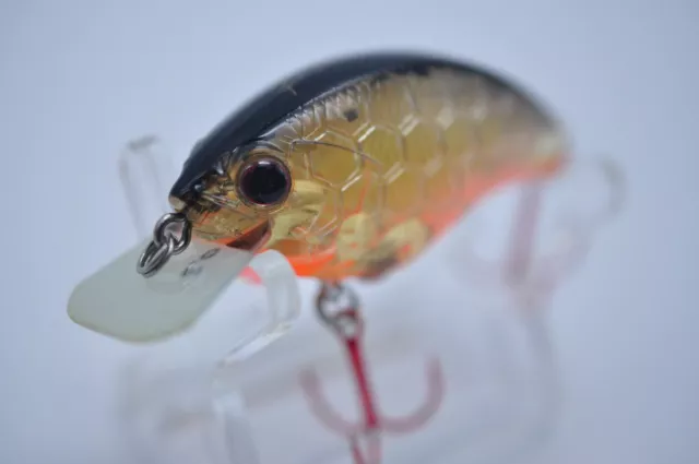 OSP O.S.P. Placa flash Blitz Poco profunda crankbait 53 mm 9 g oro negro excelente