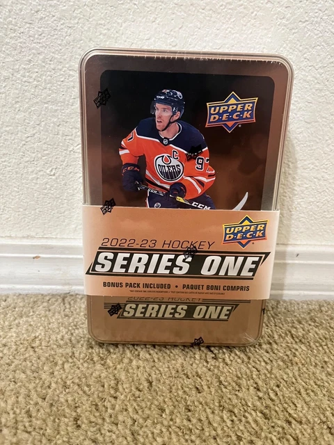 2022-23 Upper Deck Series 1 Hockey Factory Sealed Collectors TIN - NEW & SEALED