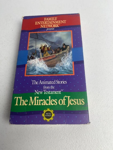 THE MIRACLES OF Jesus - Animated - VHS VTG $7.54 - PicClick CA