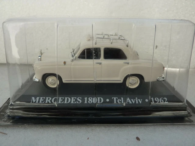 Ixo ? Pour Presse Mercedes 180 D 1962 Taxi Tel Aviv Neuf En Blister Serti