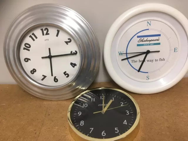 Job Lot Of Wall Clocks