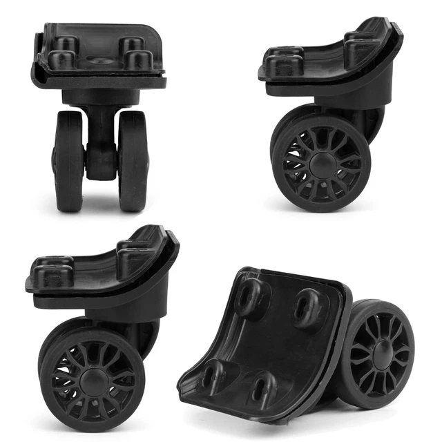 Roues de remplacement à vis pour valise de voyage, Kit de réparation d'essieu de roue 40/45/50/60/70/80/90/100/110/120mm, roulettes silencieuses  1524