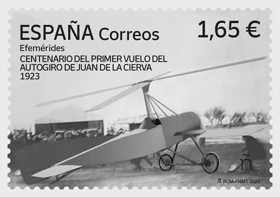 SPANIEN - 100 Jahre Erstflug des Autogiro von Juan de la Cierva, 1923 - 2023**