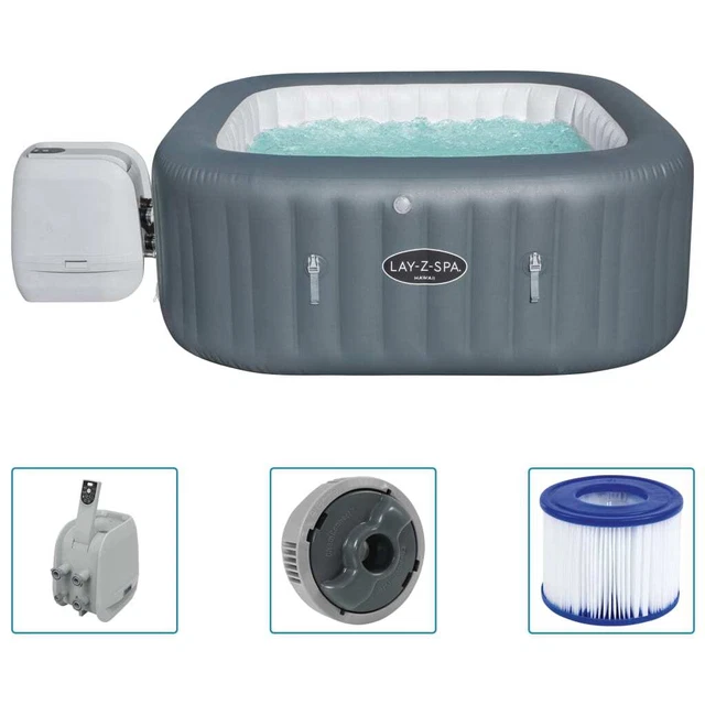 Bestway Lay-Z-Spa vasca idromassaggio gonfiabile piscina outdoor wellness riscaldamento massaggio Bes