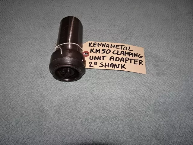 Kennametal Km 50 Clamping Unit Adapter 2" Shank