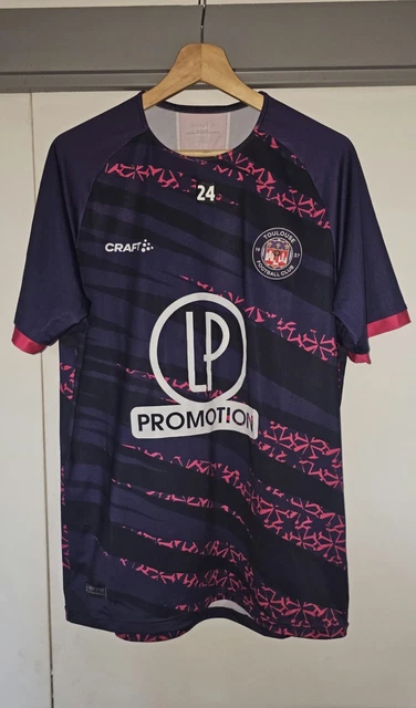 Maillot D'entraînement Toulouse FC (TFC) Vintage Lotto - Taille XL - Noir - Porté