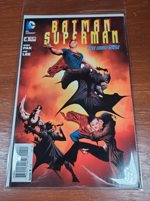 Batman Superman #4 (New 52 DC Comics) 1st Print NM/ M Bagged/ Boarded