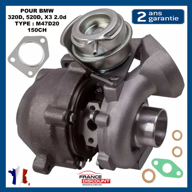 Turbo Turbocompresseur NEUF pour BMW SERIE 5 E60 E61 520 520D 150CV 150 CH CV