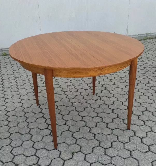 Tavolo rotondo allungabile Anni 60