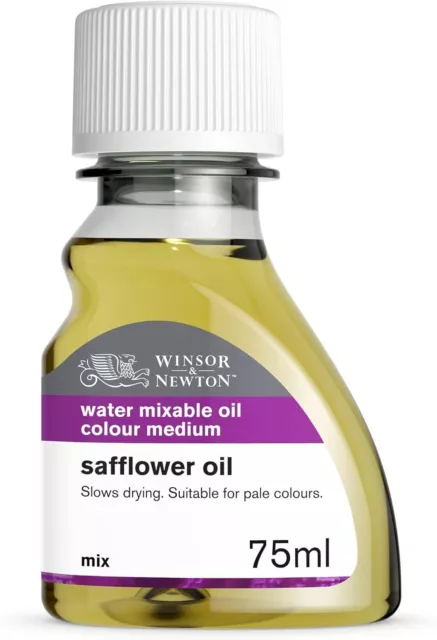 Winsor & Newton Artisan Safloröl 75ml für wassermischbare Ölfarben, langsam NEU