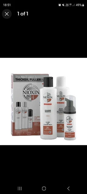 Nioxin System4 Kit completo antiperdita di capelli