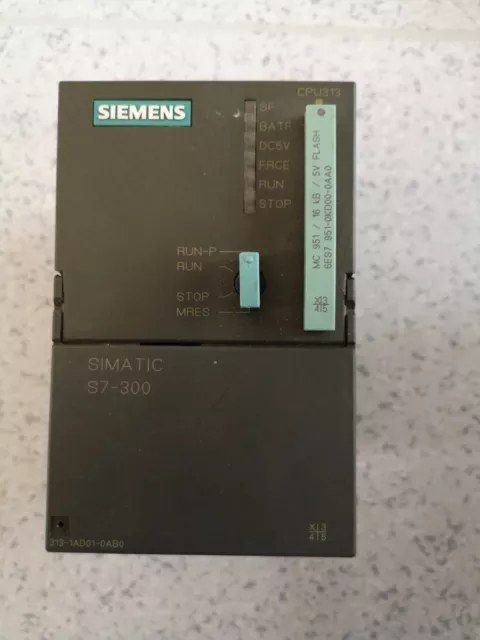 Siemens SIMATIC S7 CPU313 6ES7 313-1AD01-0AB0 + 6ES7 951-0KD00-0AA0