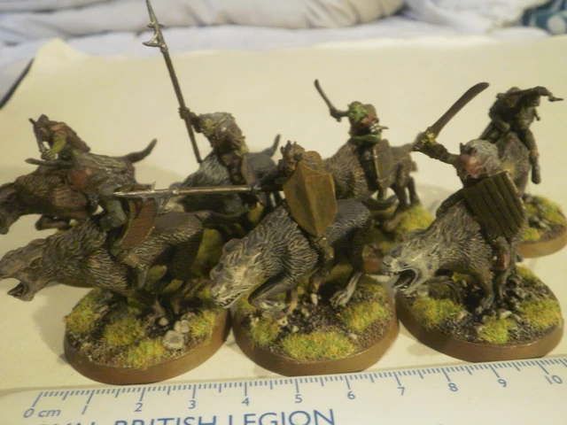 Games Workshop – Orques Et Wargs (SDA) – Figurines Peintes Ou Sous-couchées