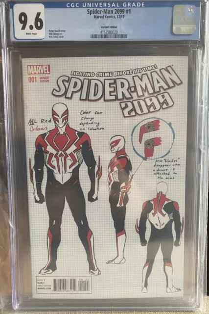 Spider-Man 2099 1 CGC 9.6 2015 Vol 3 FA White Suit - Variant Edition Spiderverse