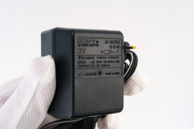 Alimentatore 3V AC Universale Per Sony MiniDisc: Compatibile Con MZ-R55, R700, R900, N1, N710 E Altri